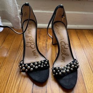 Sam Edelman Yoshi Studded Suede Heels